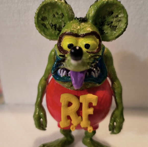 Colorful Rat Fink Figurine - Picture 5 of 8